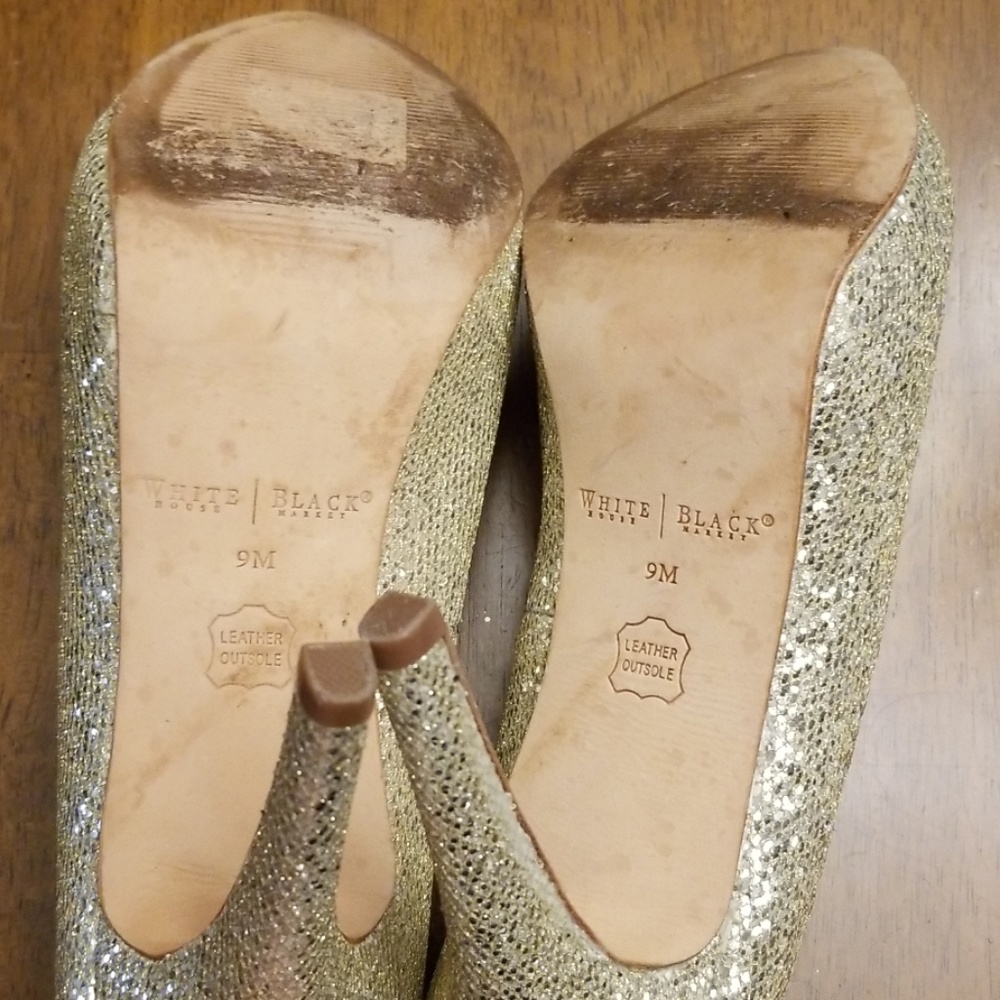 💐Sparkly golden heels - Picture 6 of 8